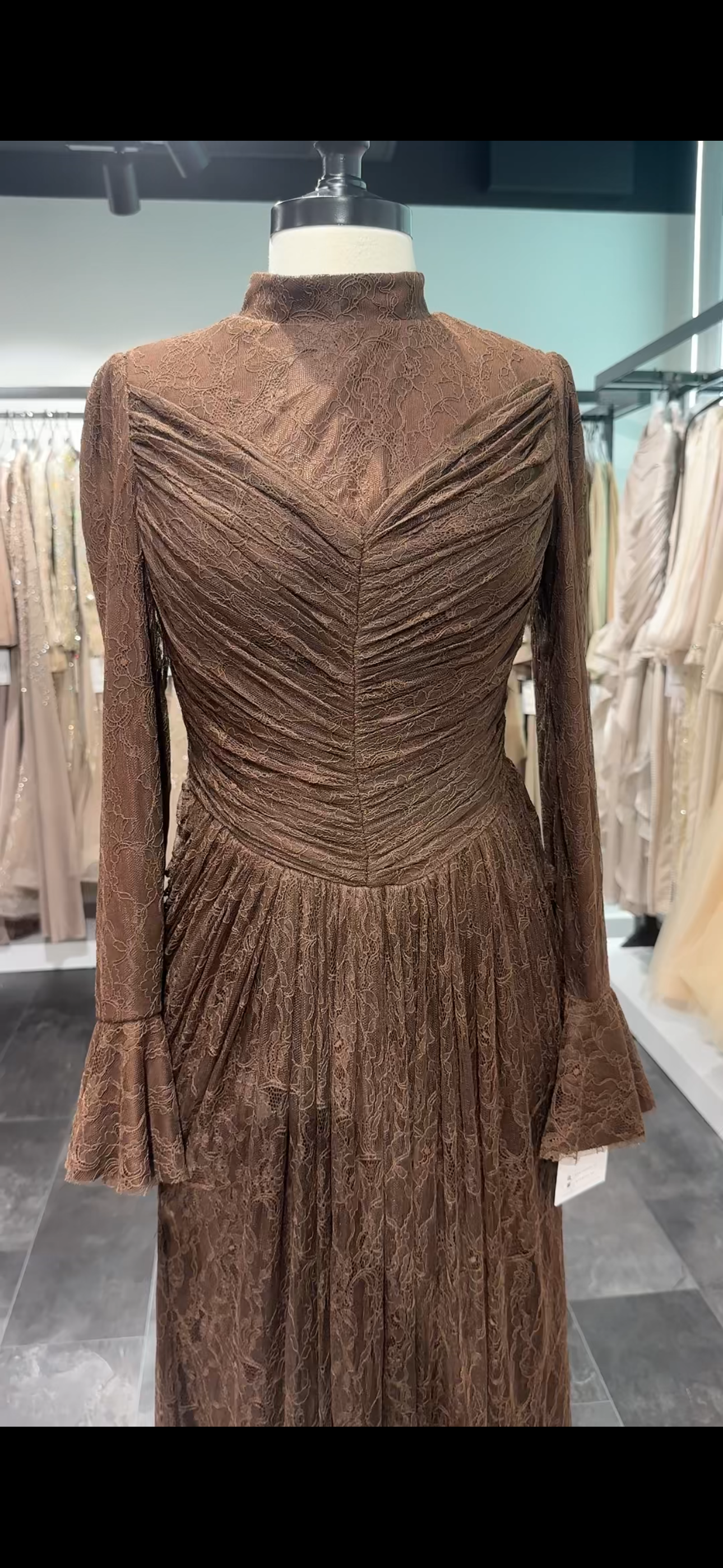 Selin Evening dress Brown