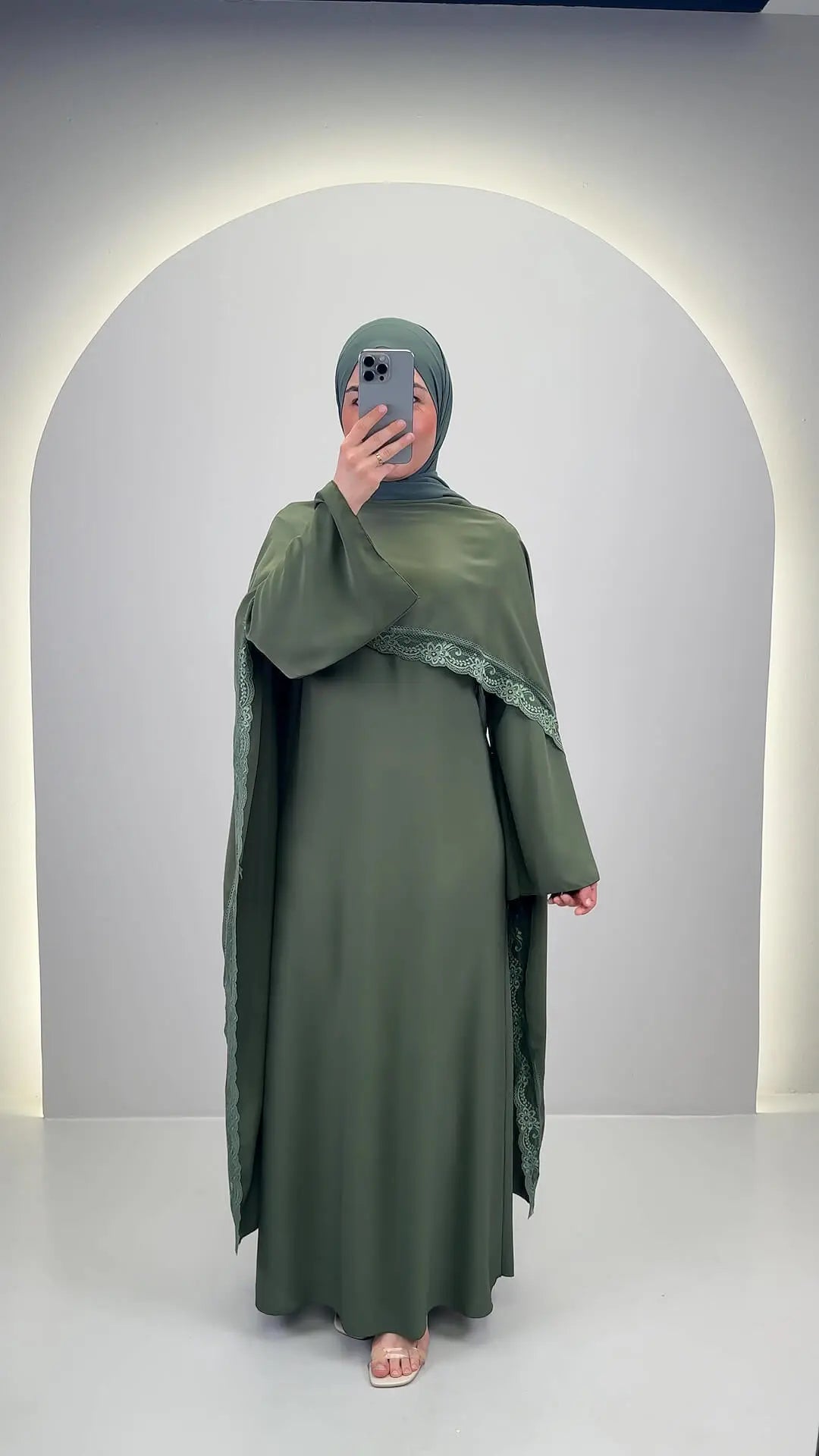 Gizi Robe de soirée Verte