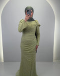 Robe de soirée Misa Verte