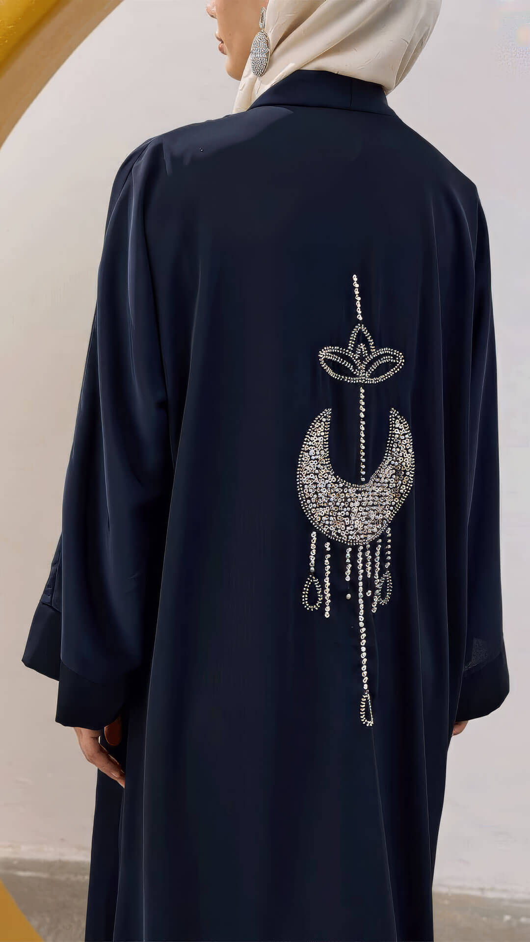 Su Abaya exclusive Set bleu foncé