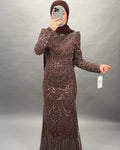 Alea Robe de Soirée Marron