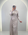 Robe de soirée Leyla Beige