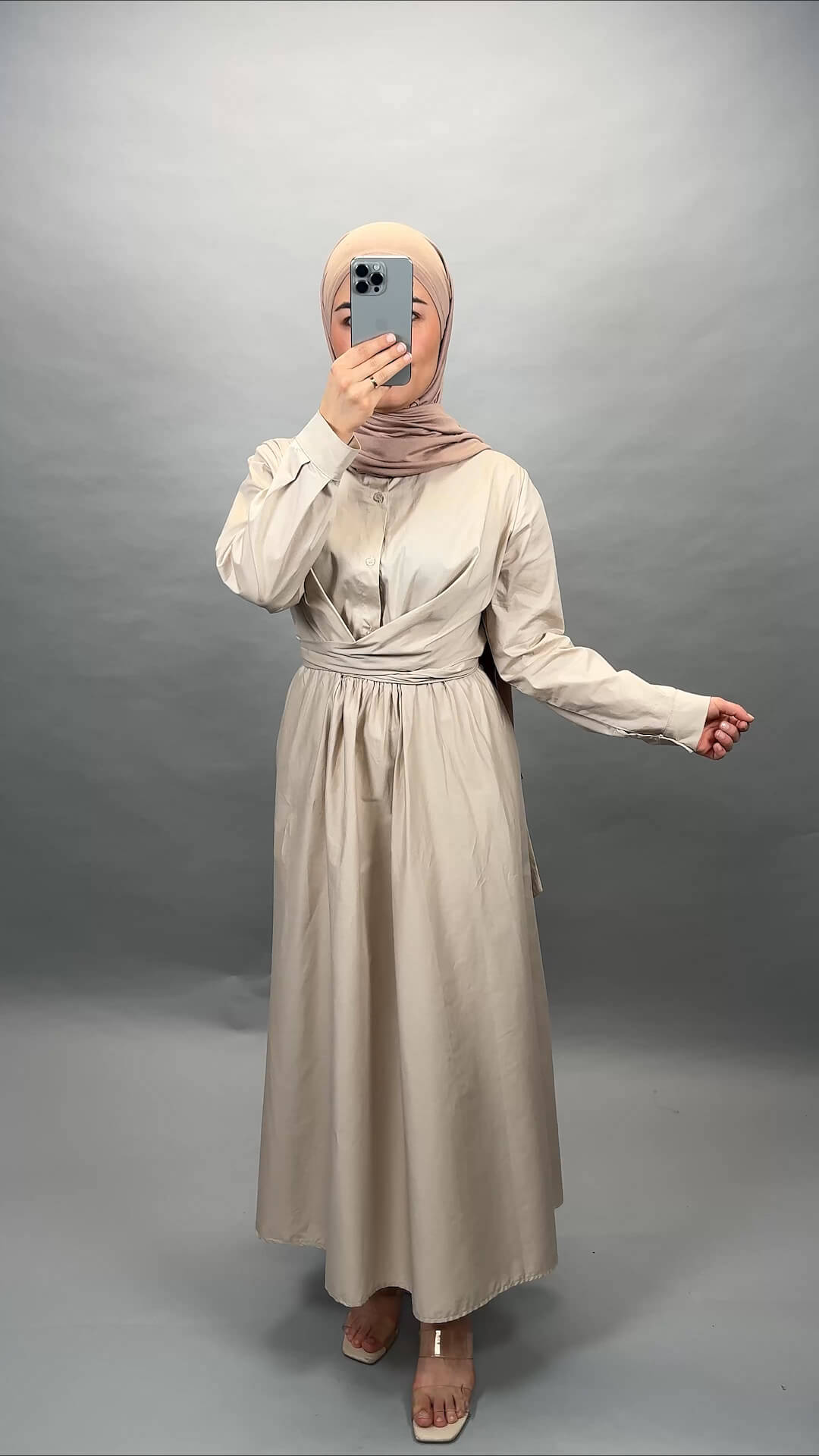 Cindy Robe Beige