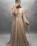 Devin Exklusive Robe de soirée Beige