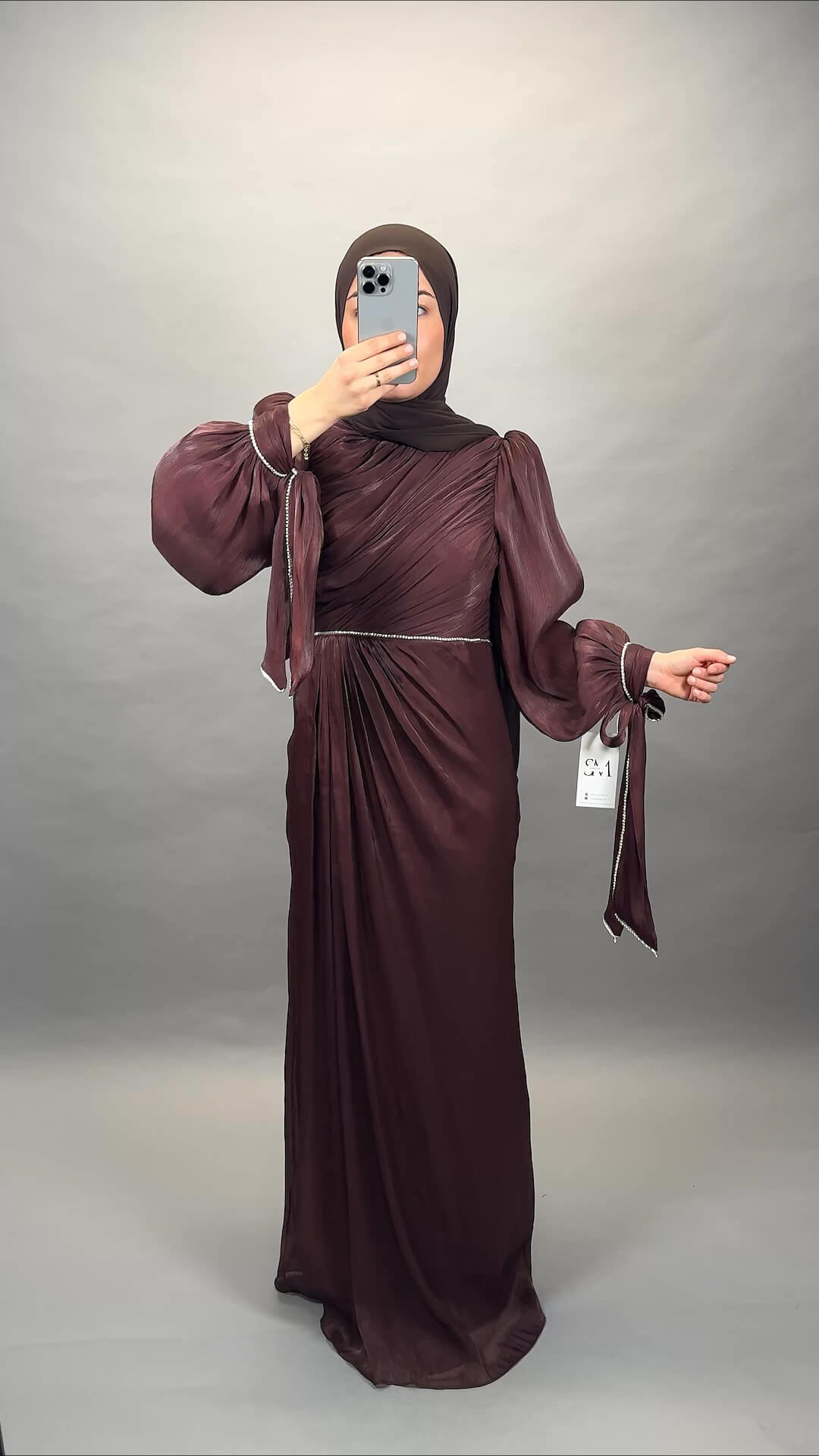 Finay Robe de soirée brune