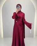 Robe de soirée Ilka Bordeaux