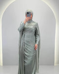 Robe de soirée Leyla Menthe