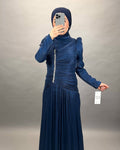 Robe de soirée Liva Bleu foncé