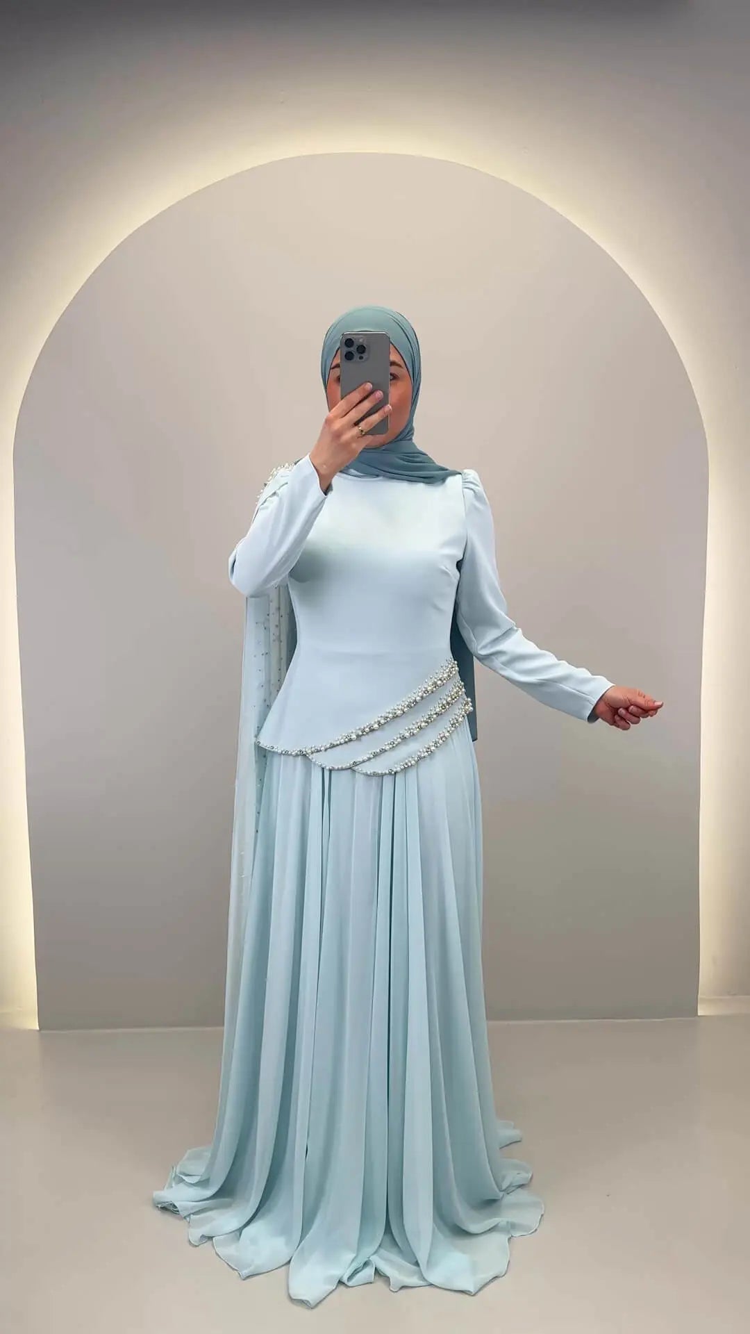 Robe de soirée Seyran Rose