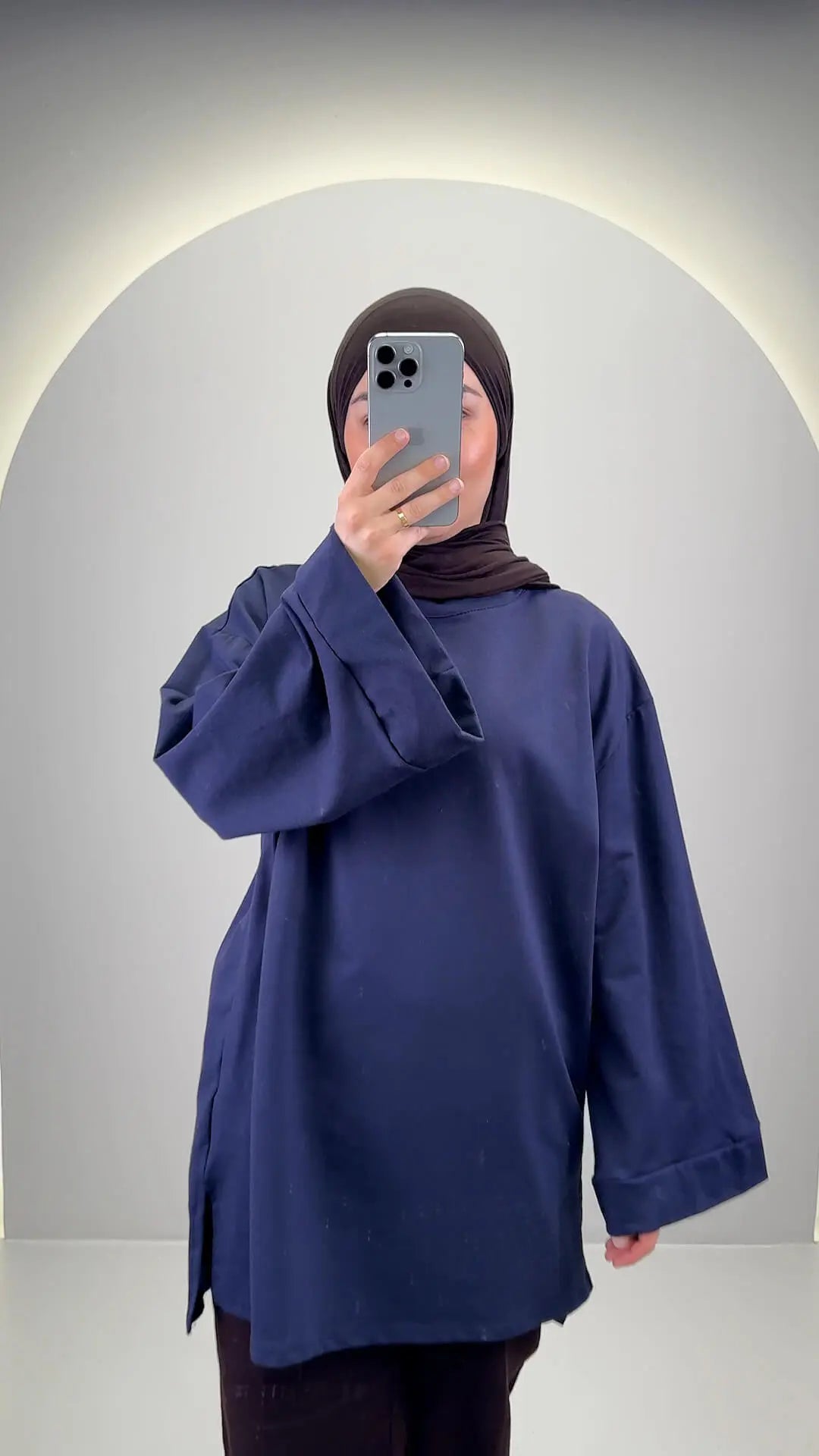 Haut Miza Bleu Foncé