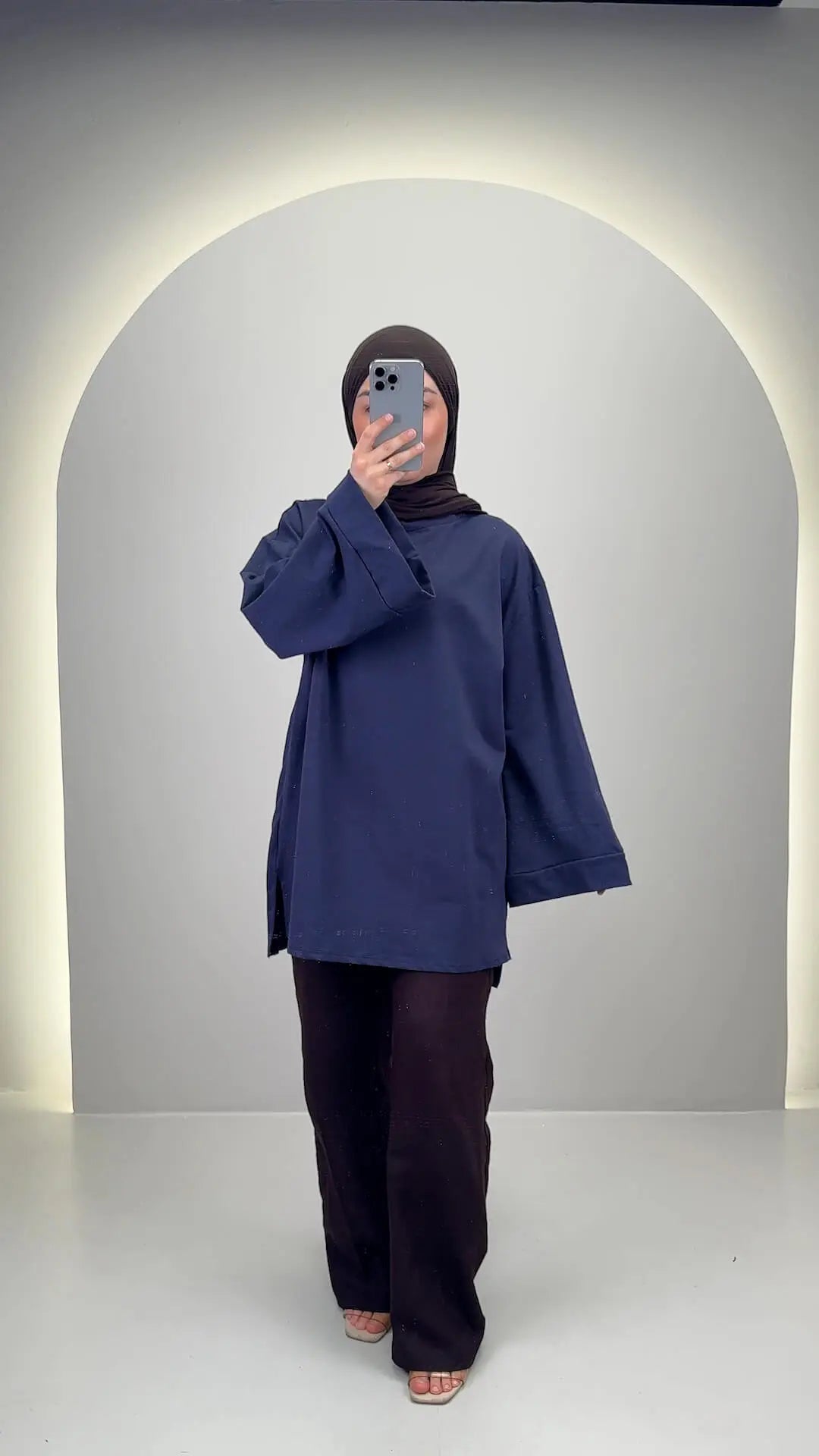 Haut Miza Bleu Foncé
