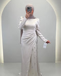 Robe de soirée Nalea Beige