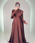 Liza Evening dress Brown