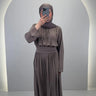 Robe de soirée Lale Taupe