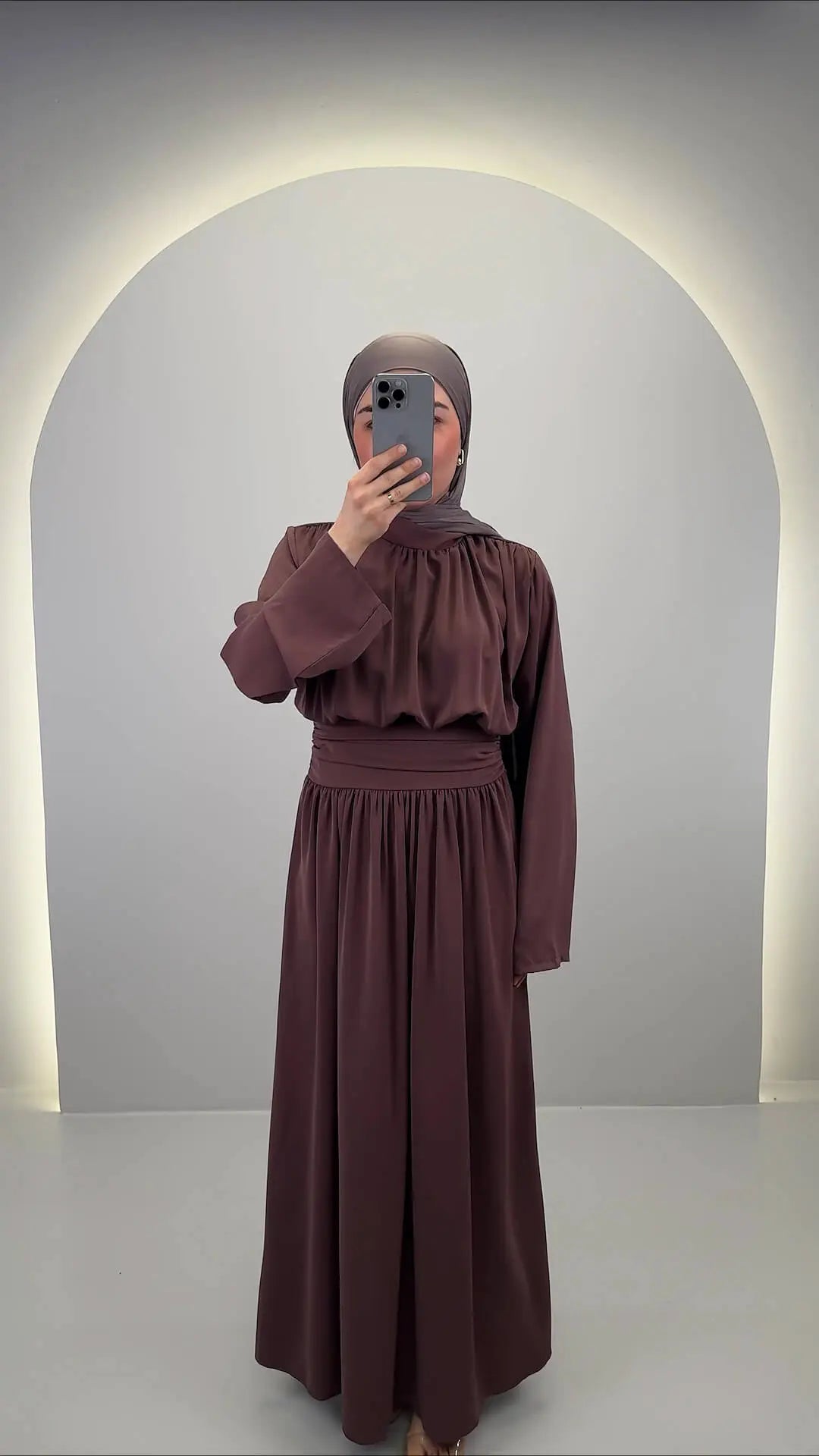 Lale Abendkleid Braun