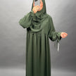 Ensemble Abaya Mila avec Khimar Kaki