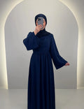 Robe de soirée Mıma Bleu foncé