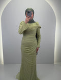 Robe de soirée Misa Verte