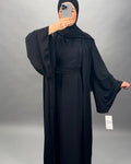 Pinar Abaya Set noir