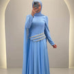 Robe de soirée Seyla bleue
