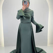 Robe de soirée Tuana Kaki