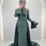 Robe de soirée Tuana Kaki