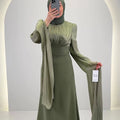 Robe de soirée Yarenay Menthe
