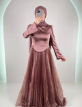 Robe de soirée Avra Vieux rose