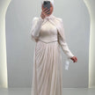 Robe de soirée Nefa Beige
