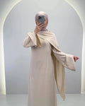 Zera Robe de Soirée Beige