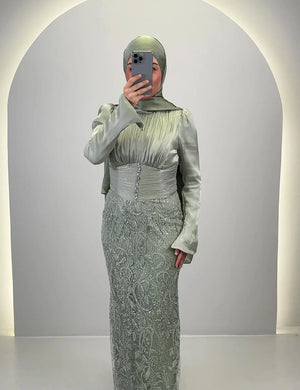 Robe de soirée Beys Mint01