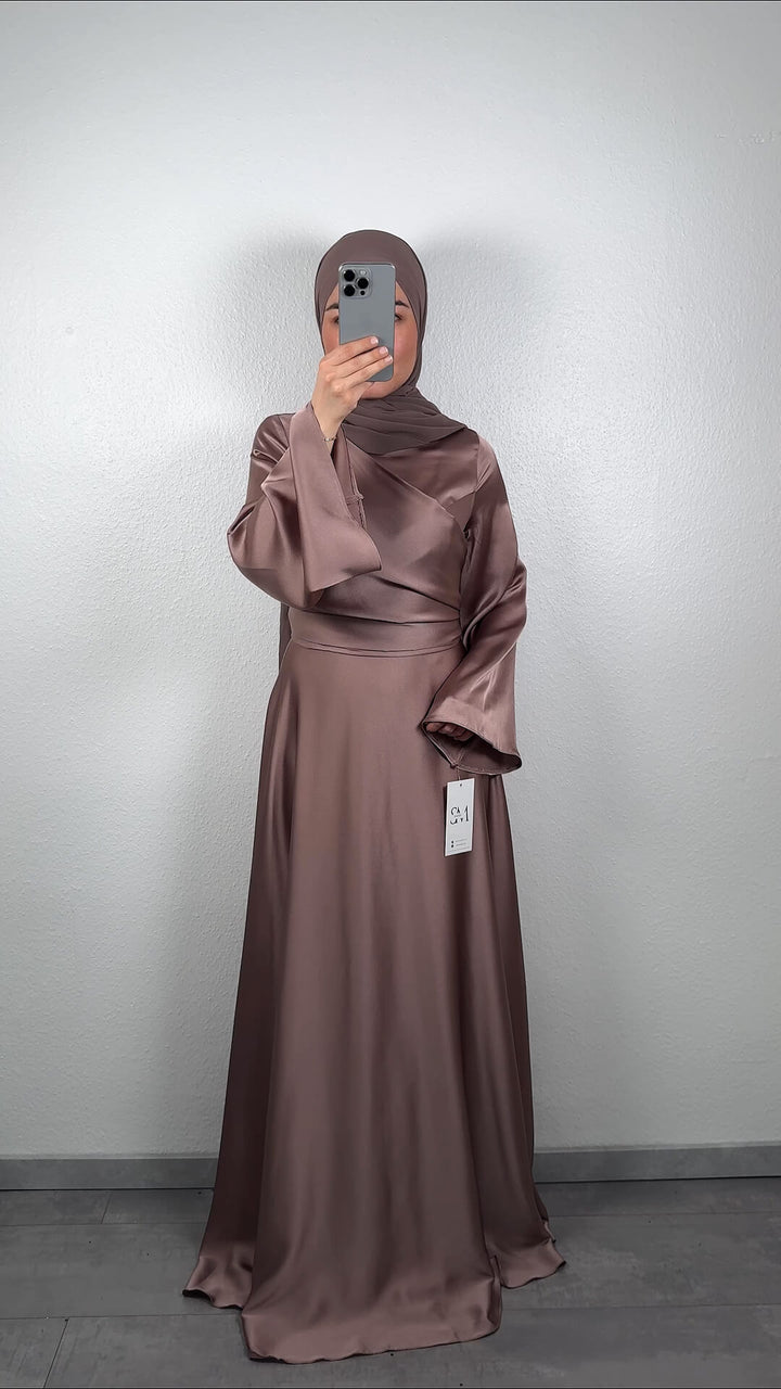 Boni evening dress taupe