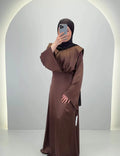 Esla Evening dress Brown