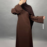 Classy Dress Brown