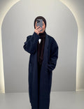 Manteau Miyaz Bleu foncé