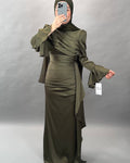 Eliz Robe de soirée Kaki