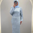 Robe de soirée Esmiya bleue