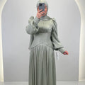 Estel Evening dress with Hijab Mint