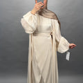 Abaya Gabiya Beige 01