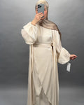 Abaya Gabiya Beige 01