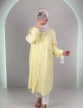 Haut Yale Mousseline Jaune