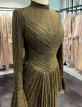 Robe de soirée Selin verte