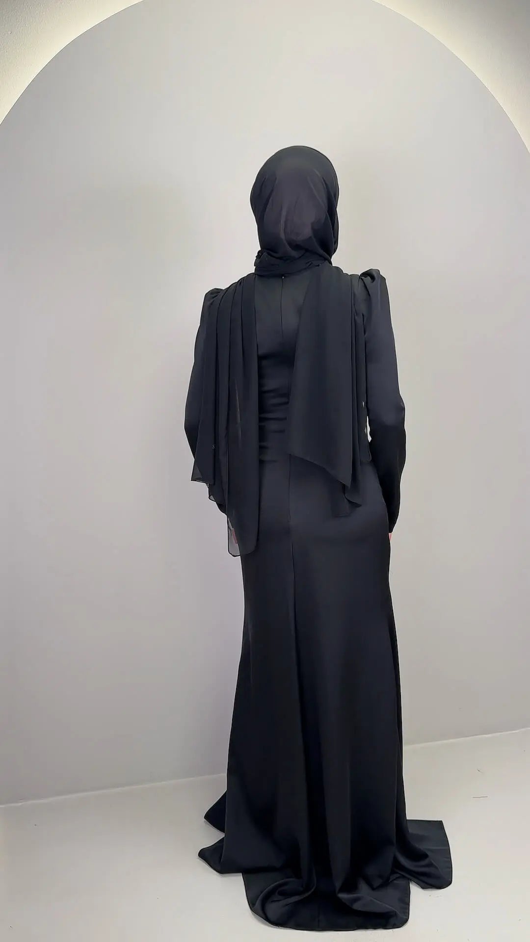 Robe de soirée Nalea noire