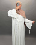 Ines Abaya Set Weiß