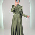 Liza Abendkleid Khaki