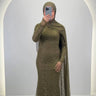 Robe de soirée Liora verte
