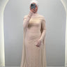 Robe de soirée Liora beige