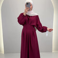 Loya Dress Burgundy