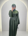 Robe de soirée Meslia verte