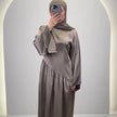Robe de soirée Meslia Taupe